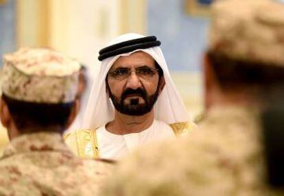 El emir de Dubái Mohamed Bin Rashid al Maktum, en 2015.