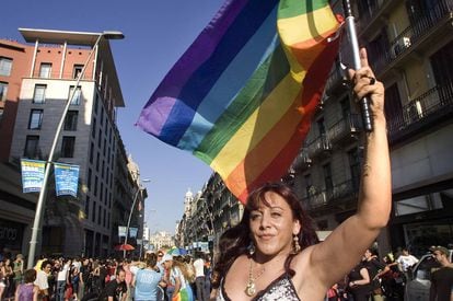 Manifestación por la libertad sexual.