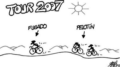 Así ve el célebre dibujante el escándalo que vive el Tour.