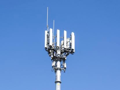 Torre de comunicaciones móviles.