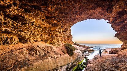 La cueva Woolshed Cave en Isla Canguro, en el sur de Australia.