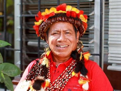 Tito Nugkuag Kajig, miembro de la Comunidad Nativa Shampuyacu.
