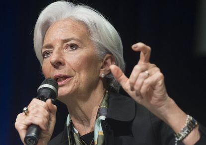 Christine Lagarde, directora del FMI