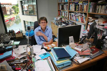 Alan Rusbridger en su despacho londinense, el 9 de septiembre de 2010.