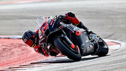 Maverick Viñales, este domingo durante el Gran Premio de Las Américas en Austin (EE UU).