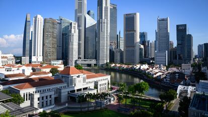Panorámica de Singapur.
