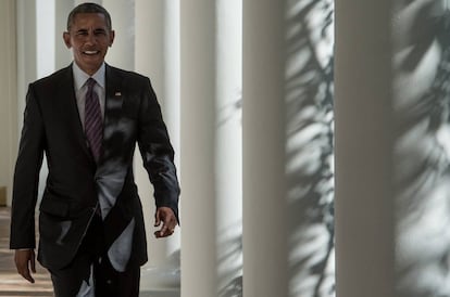El presidente Obama en la Casa Blanca.