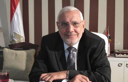 Abdel Moneim Abulfutú, en su despacho.