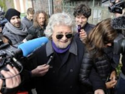 El l&iacute;der del movimiento 5 estrellas, Beppe Grillo.