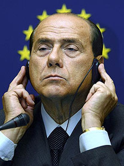 Silvio Berlusconi, en el Parlamento europeo el pasado julio.