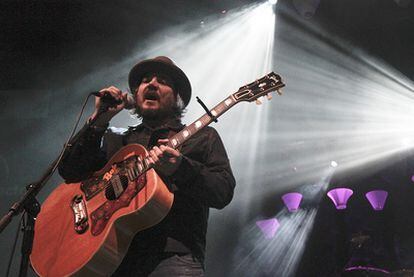 Jeff Tweedy, el martes en el concierto de la banda Wilco en el madrileño Teatro Circo Price.