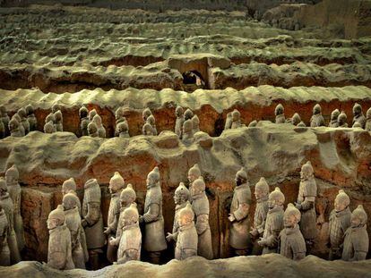Los guerreros de terracota de Xi’an, en la provincia china de Shanxi.