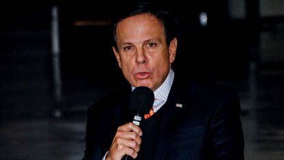 El gobernador de São Paulo, João Doria, comparece el 8 de mayo.