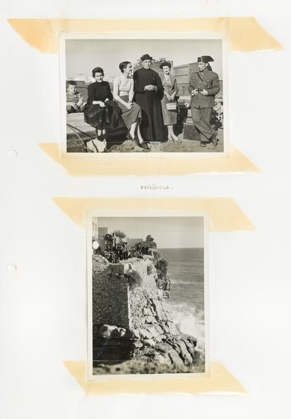 Cuaderno de recuerdos del rodaje de 'Calabuch', en Peñíscola (1956).