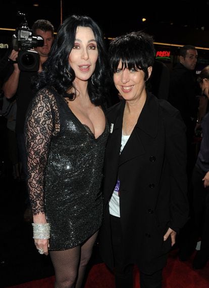 Diane Warren y Cher en el estreno de 'Burlesque' en 2010.
