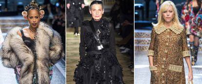 Desfile de Dolce&amp;Gabbana y de Simone Rocha.