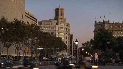 La plaza Catalunya de Barcelona, en una imagen de archivo.