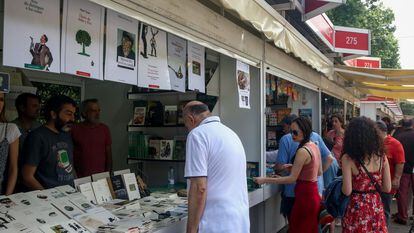 Las casetas del Retiro de la Feria del Libro de Madrid en 2019