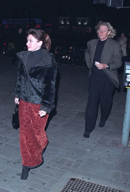 Robert John 'Mutt' Lange y Shania Twain en Londres en 2000.