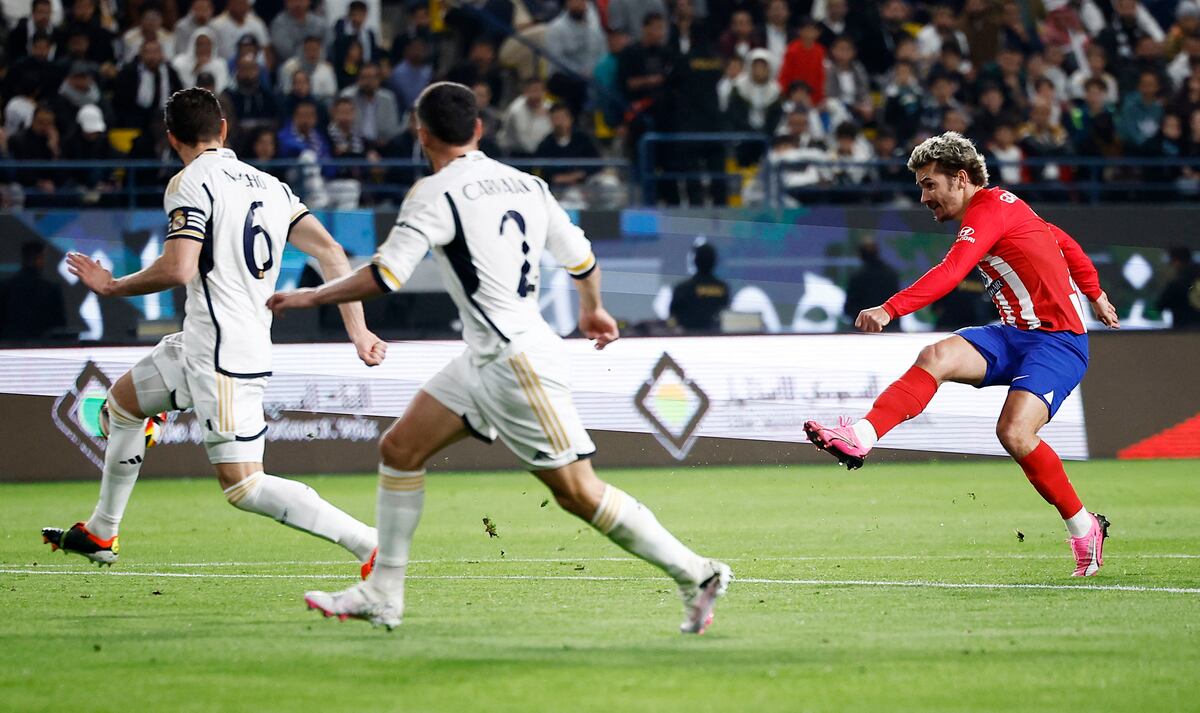 Real Madrid – Atlético, la semifinal de la Supercopa en directo | Griezmann empata el partido con un tanto histórico | Fútbol | Deportes