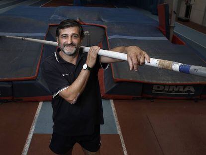 Javier Garc&iacute;a Chico, en el centro de entrenamiento Los Pajaritos, en Soria.