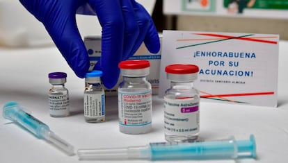 Vacunas de Pfizer/BioNTech, Janssen, Moderna y AstraZeneca.
