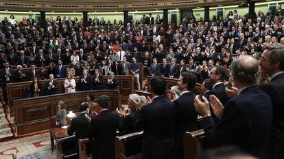 El Congreso de los Diputados, en el acto solemne de apertura de la XII Legislatura.