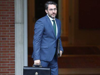 Màxim Huerta, a la seva arribada al primer Consell de Ministres el 8 de juny.