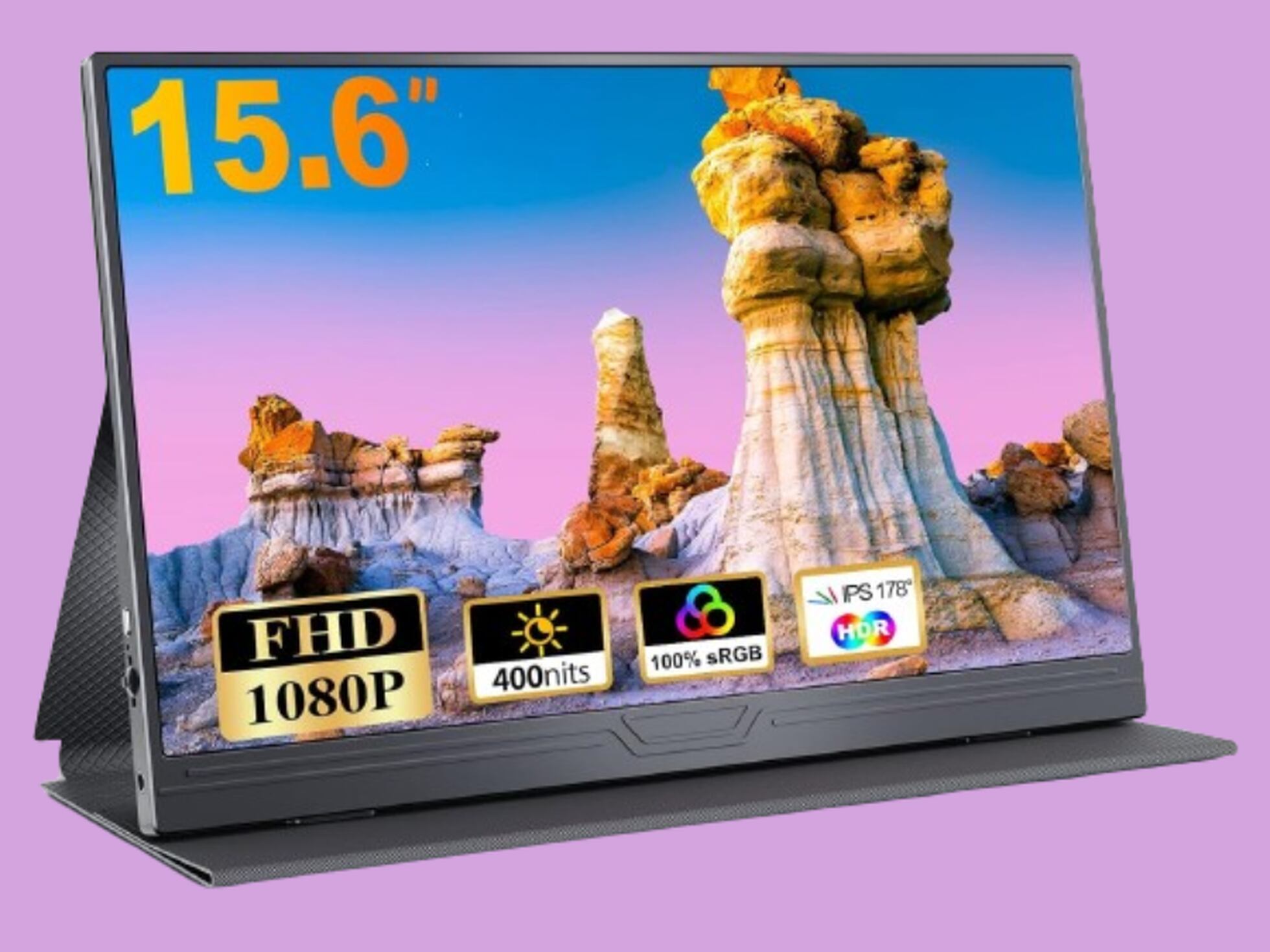 Las mejores ofertas en LCD TV portátil y Alimentado por Batería 1080p (FHD)  resolución máxima