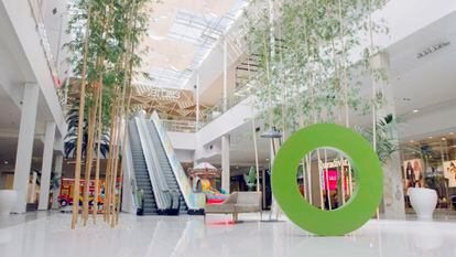 Centro comercial Odeón, en Ferrol, en una imagen capturada de un video promocional.