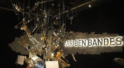 Un aspecto de la exposición 'Arriben bandes' del Museu Valencià d'Etnologia