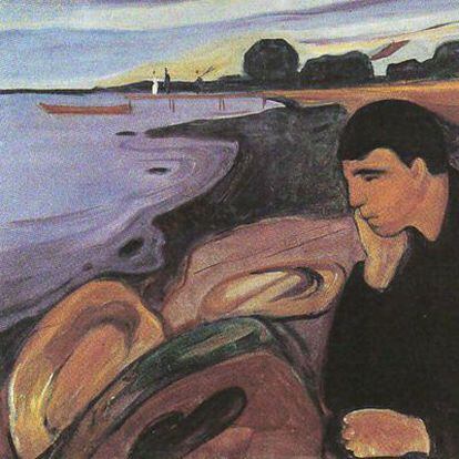 <i>Melancolía</i> (1894-1896), de Edvard Munch.