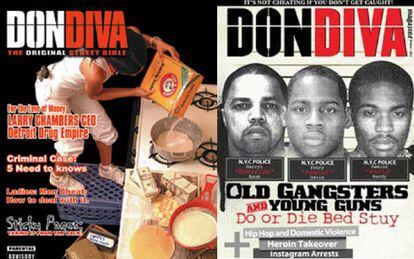 Dos de las portadas de &#039;Don Diva&#039;.