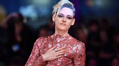 La actriz Kristen Stewart, en el Festival de Cine de Venecia, el pasado viernes.