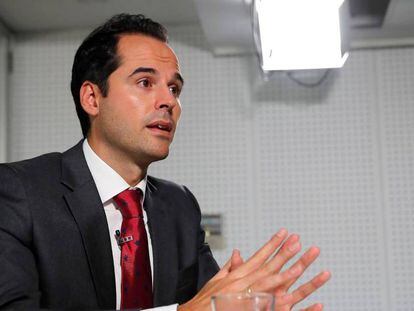 El vicepresidente y portavoz del Gobierno de la Comunidad de Madrid, Ignacio Aguado. En vídeo, declaraciones de Aguado.