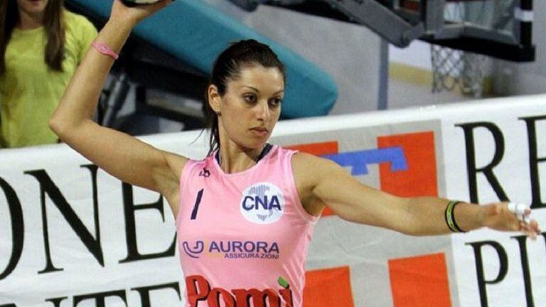 Lara Lugli, durante un partido.