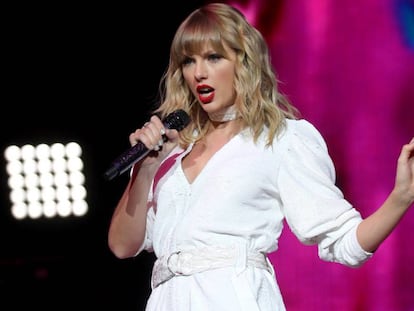 Taylor Swift, en Londres (el Reino Unido), el pasado 8 de diciembre.