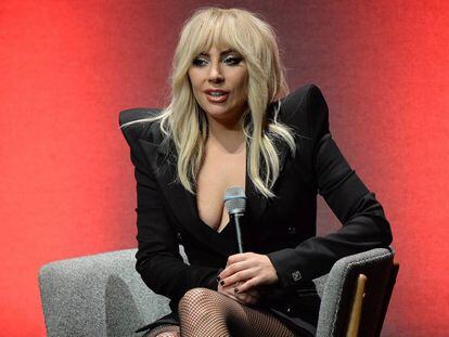 Lady Gaga, durant la presentació a Toronto del documental 'Gaga, 1,57'el 8 de setembre.
