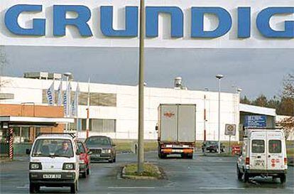 Imagen de la planta de la fábrica de Grundig en Núremberg (Alemania).