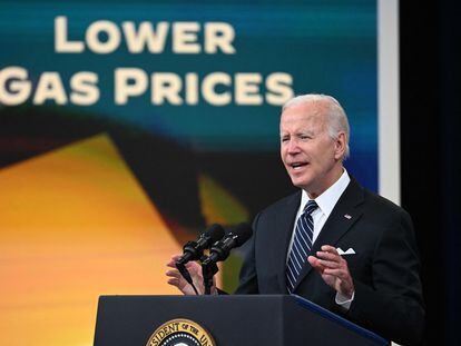 El presidente de Estados Unidos, Joe Biden, este miércoles en la Casa Blanca.