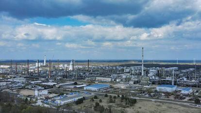Instalaciones de la refinería alemana de Schwedt.