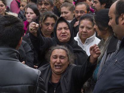 Funeral de la víctima en Pontevedra