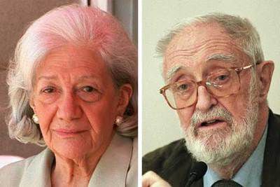 Ana María Matute y José Luis Sampedro.