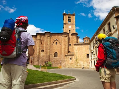 El monasterio de Santa María la Real, en Nájera (La Rioja).