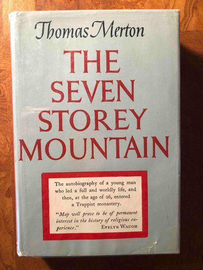 Portada de la primera edición del libro The Seven Storey Mountain, de Thomas Merton.
