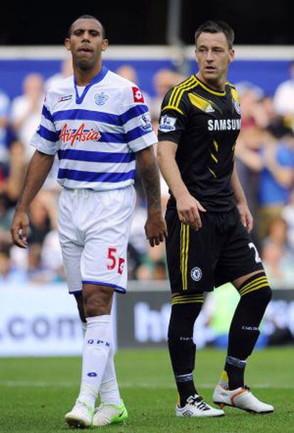 Terry, junto a Anton Ferdinand, durante un partido disputado el pasado 15 de septiembre
