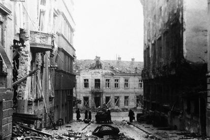Imagen captada en Belgrado el 23 de julio de 1941.