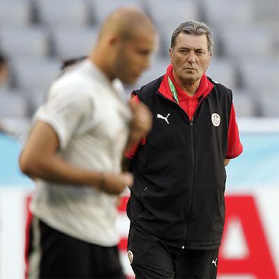 El entrenador de Túnez, Roger Lemerre.