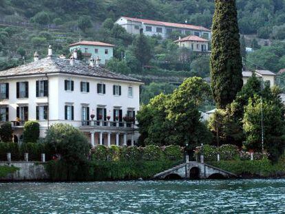 Villa Oleandra, propiedad de George Clooney en el lago Como.