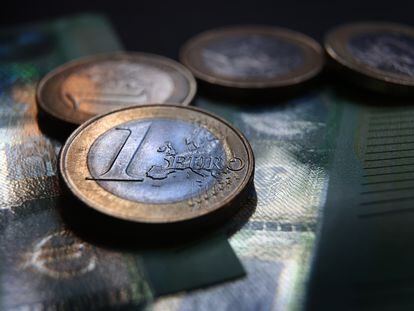 Un imagen de la moneda de un euro.
